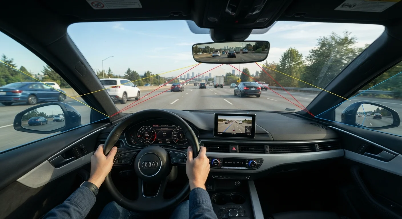 Blind Spots, Mirrors, and the Geometry of What You Can't See