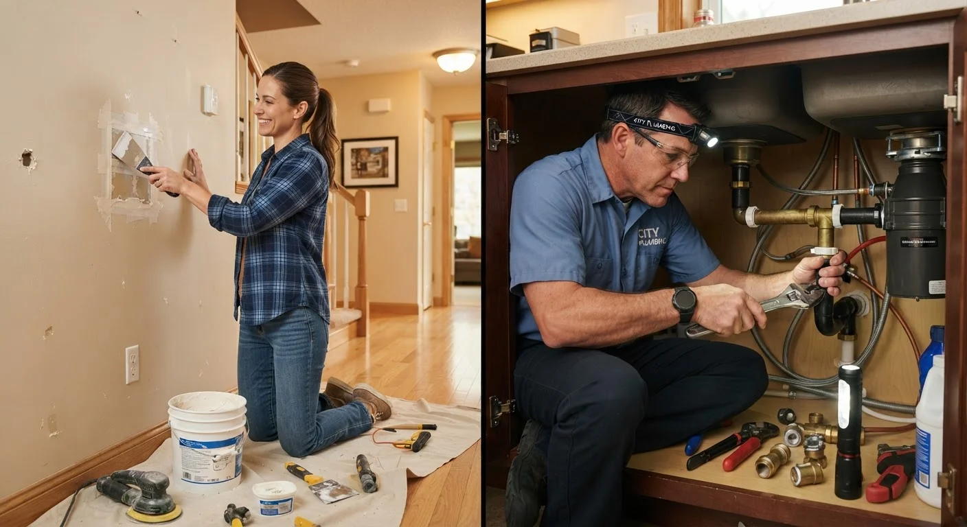 DIY or Call a Pro? A Room-by-Room Look at Common Home Repairs