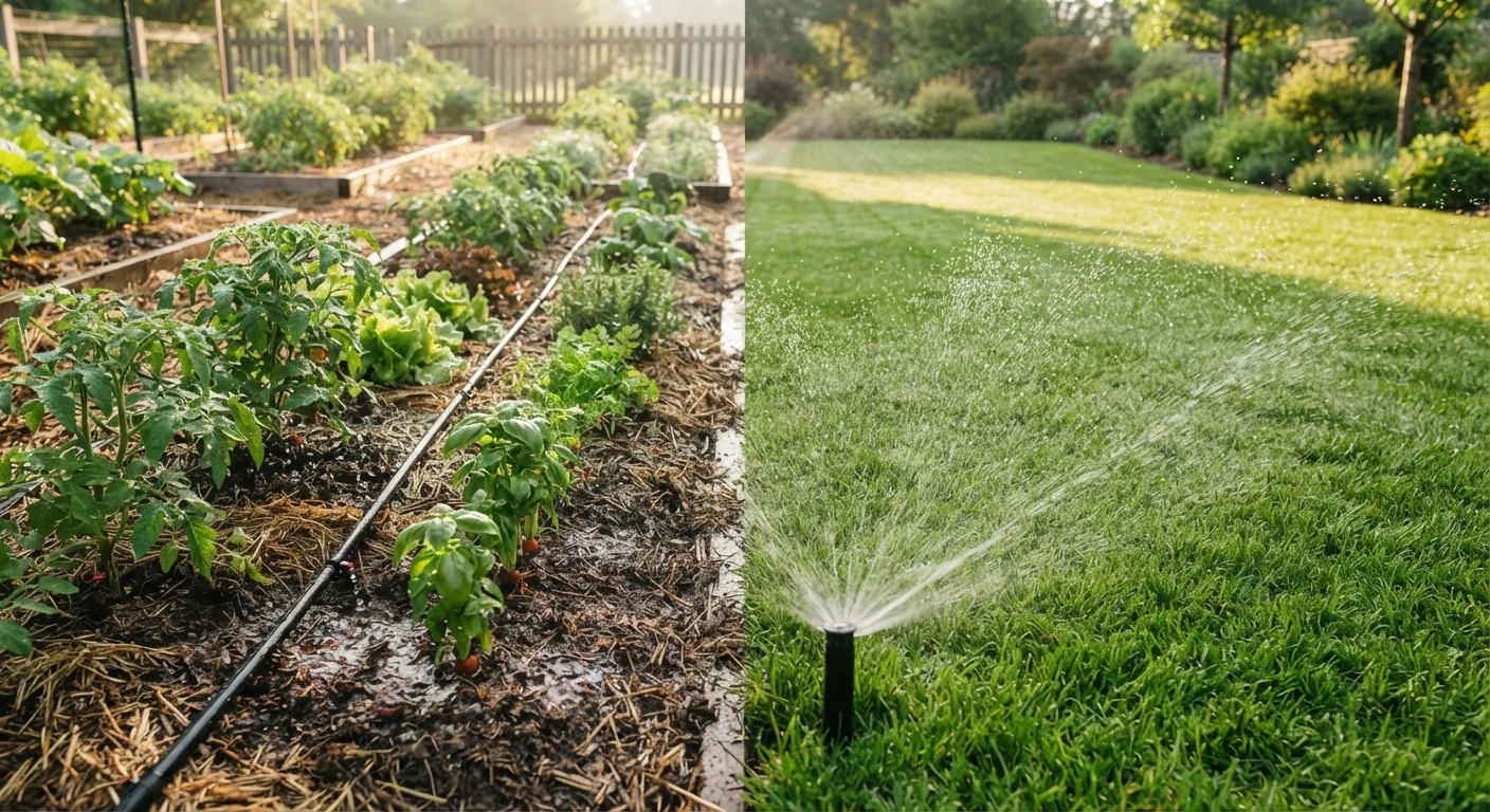 Drip Irrigation vs. Sprinkler Systems for Home Gardens