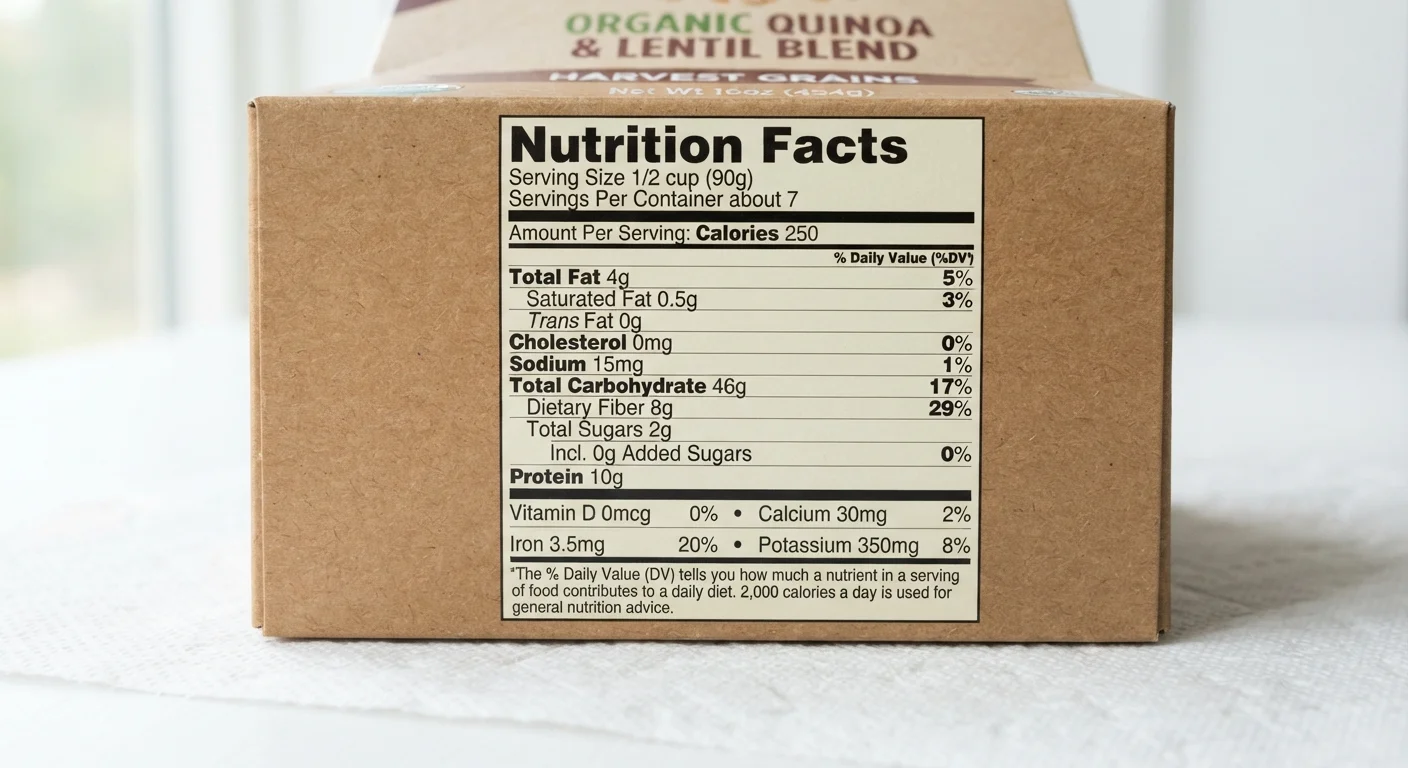 Reading a Nutrition Facts Label Without Getting Lost