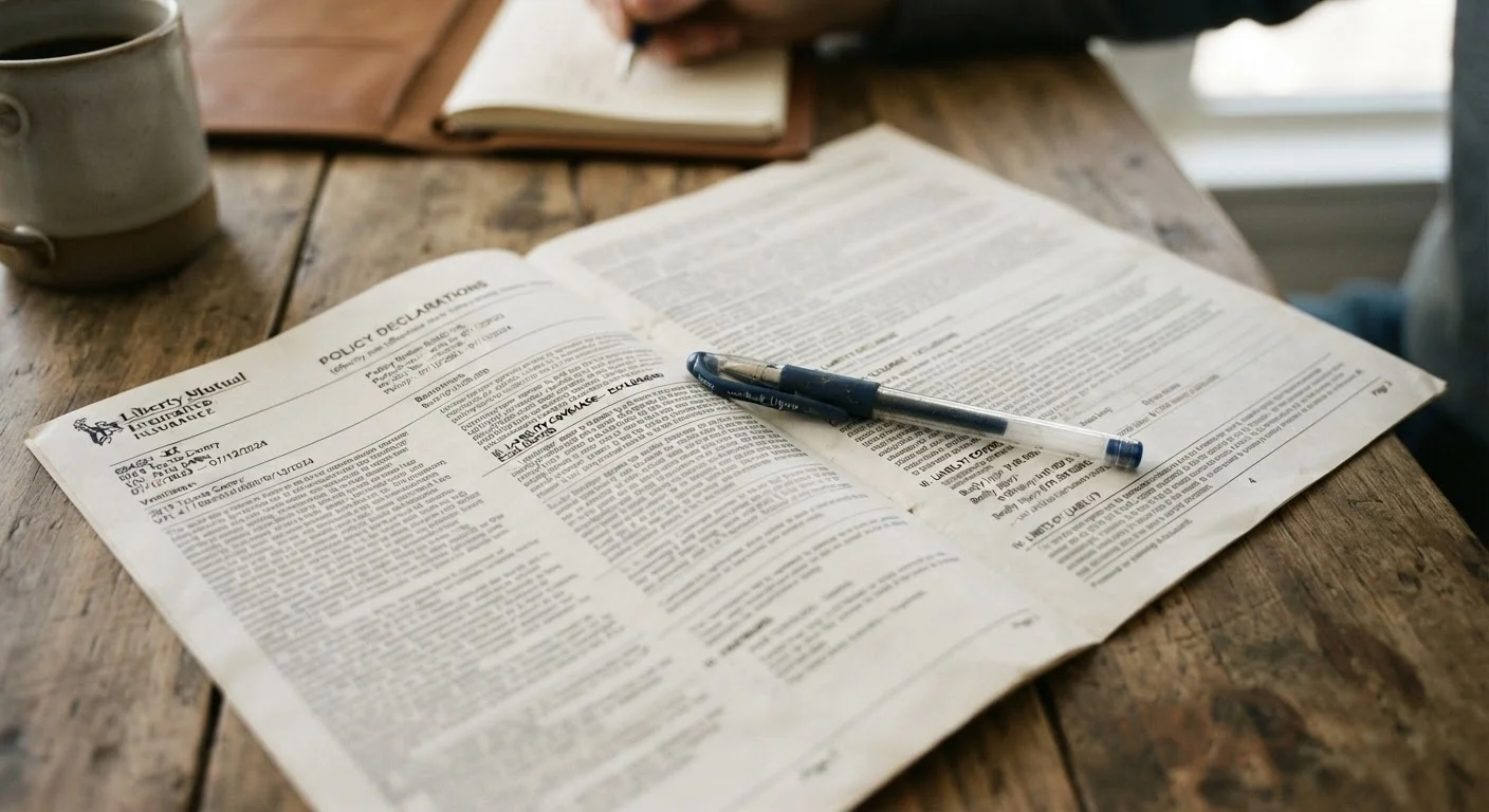 What the Fine Print in a Car Insurance Policy Is Actually Telling You